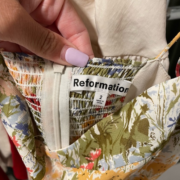 REFORMATION NWOT Kourtney Midi Dress!! - Picture 5 of 6